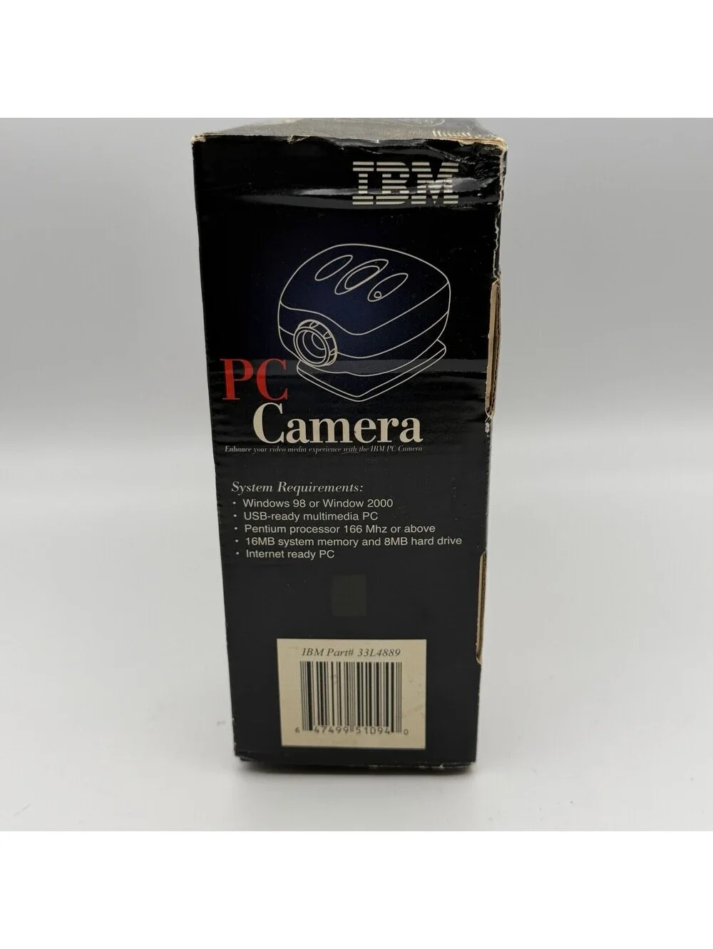 Vintage IBM PC Camera 33L4889 USB‎ Webcam New Sealed NOS Windows 98 2000